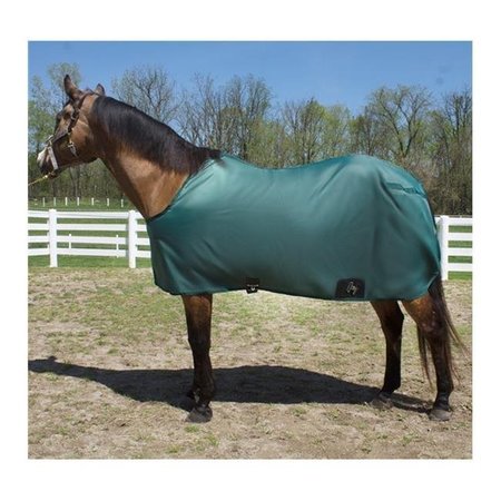 JACKS Jacks 1633-BK-80 80 in. Closed Front Nylon Stable Sheet for Horse; Black 1633-BK-80